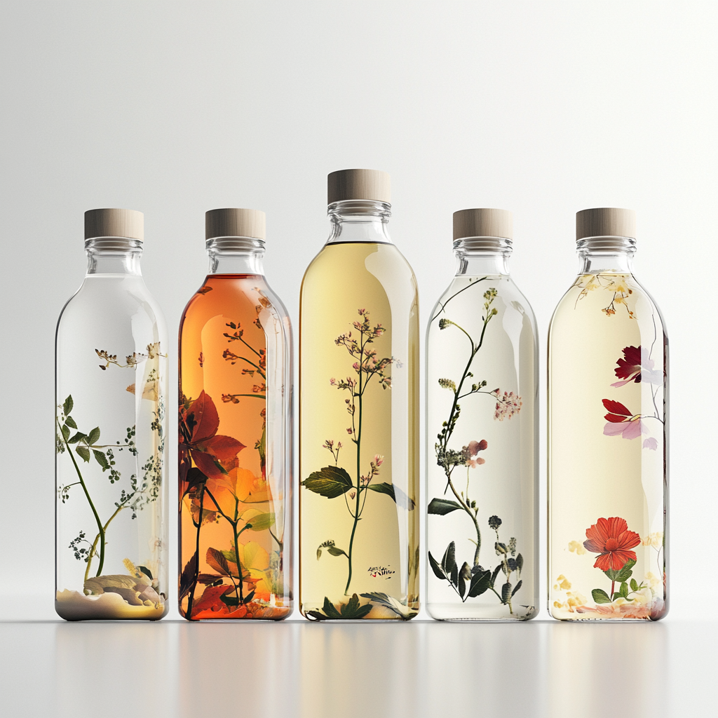 glass drinking bottles with lids