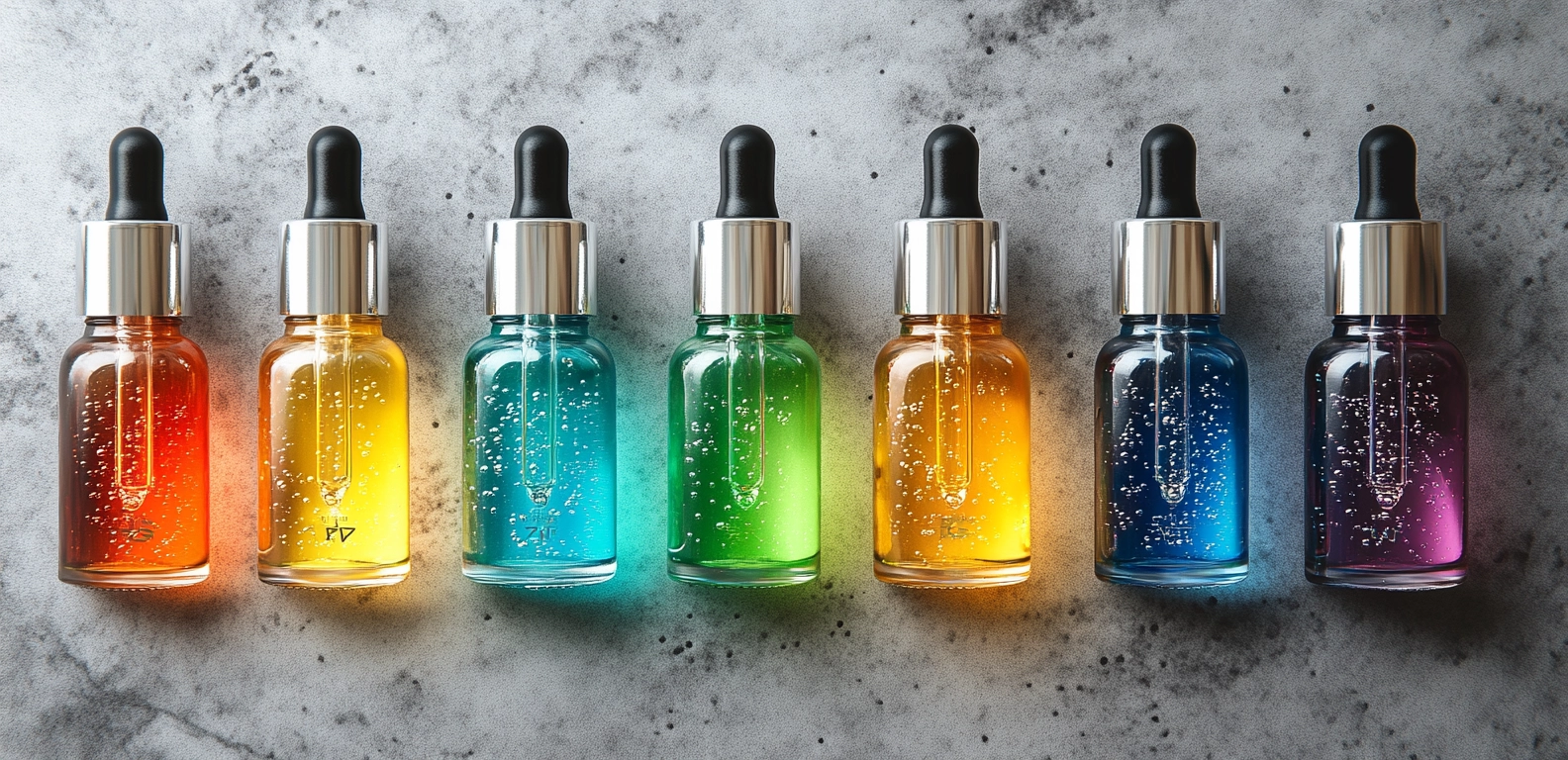 essential oil glass dropper bottle