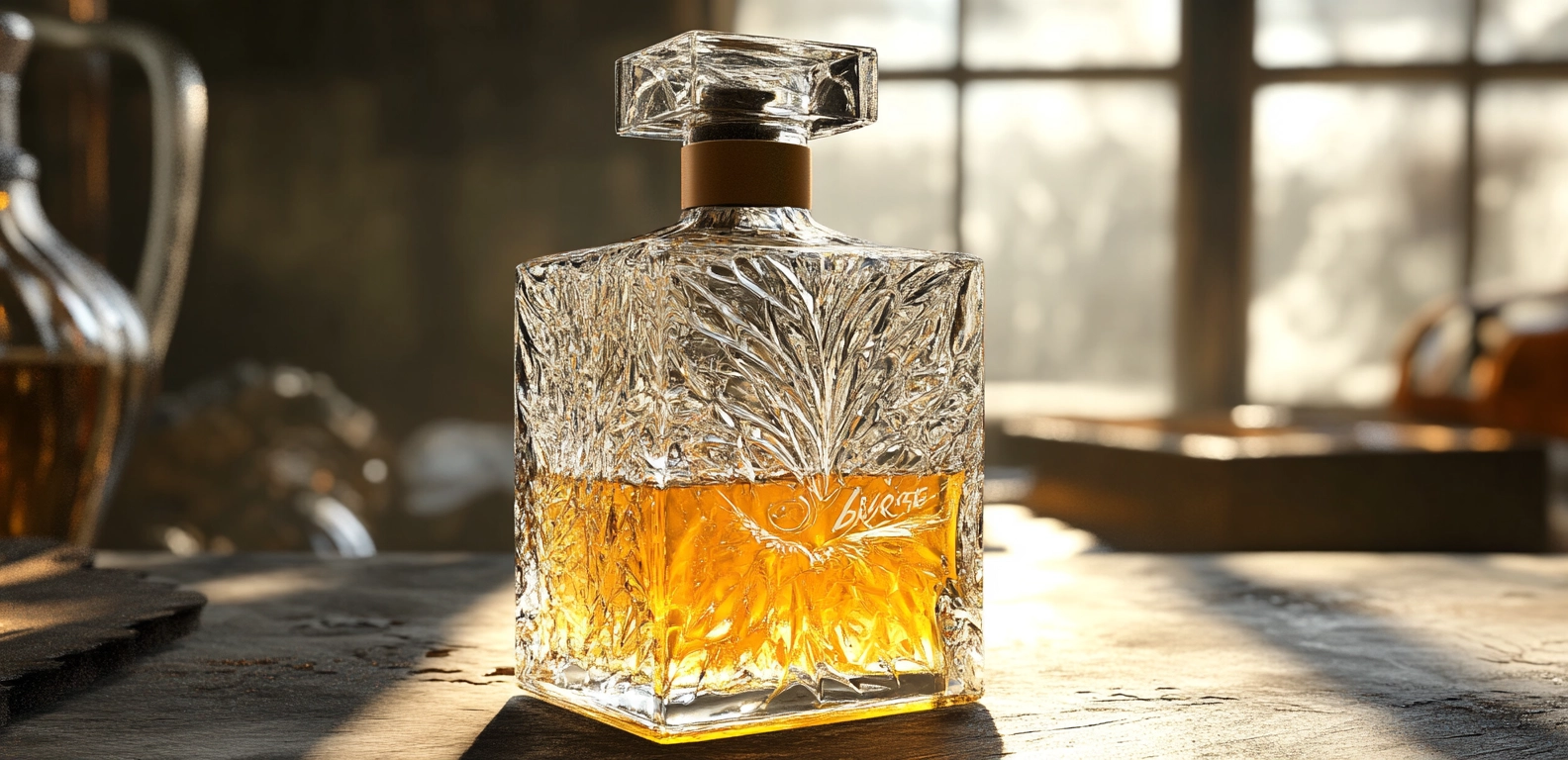 Square Whisky Bottle