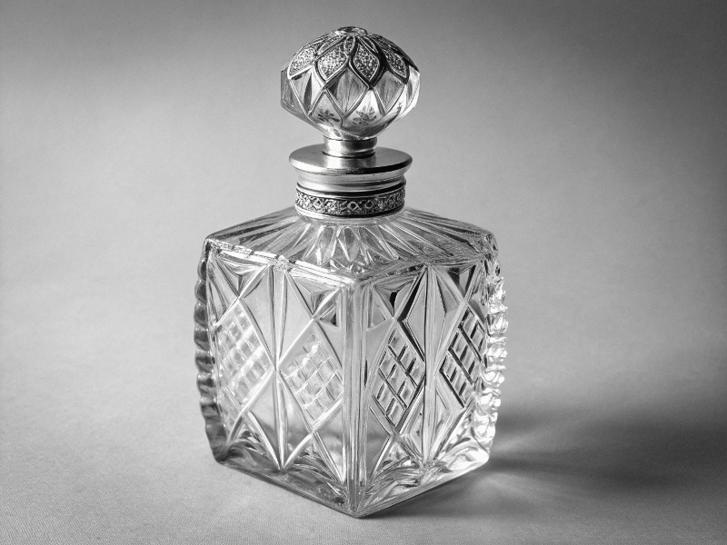 Vintage Baccarat crystal perfume bottle with stopper
