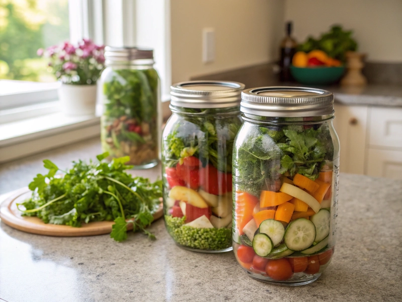 Glass vs. plastic containers