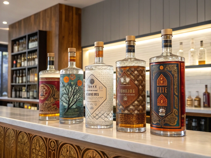 Image of unique spirit bottle designs